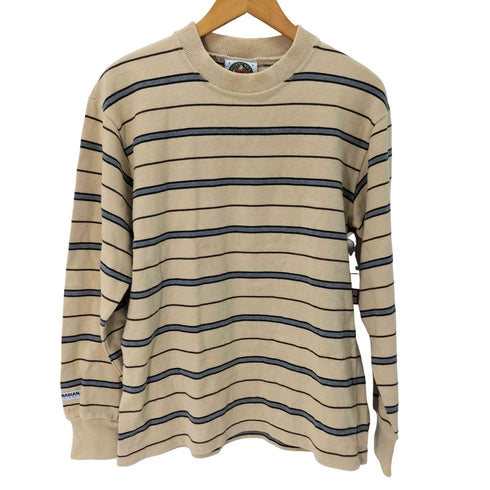 バーバリアン BARBARIAN カナダ製 L/S ボーダーカットソー メンズ JPN:S